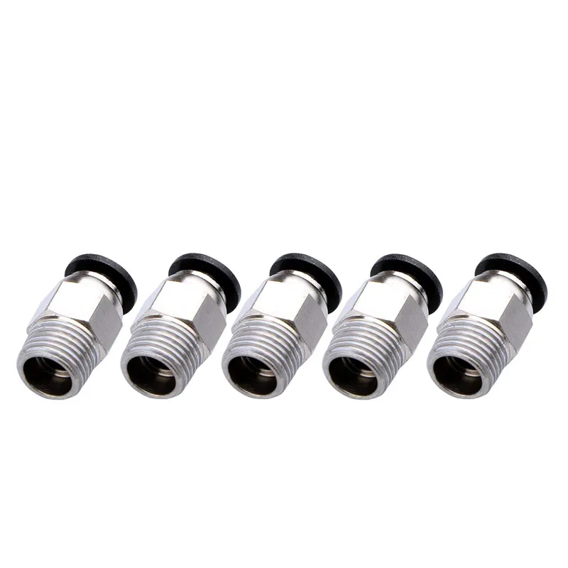 Bowden Tube - 10 Buah/Lot PC4-M6 PC4-01 Konektor Ekstruder