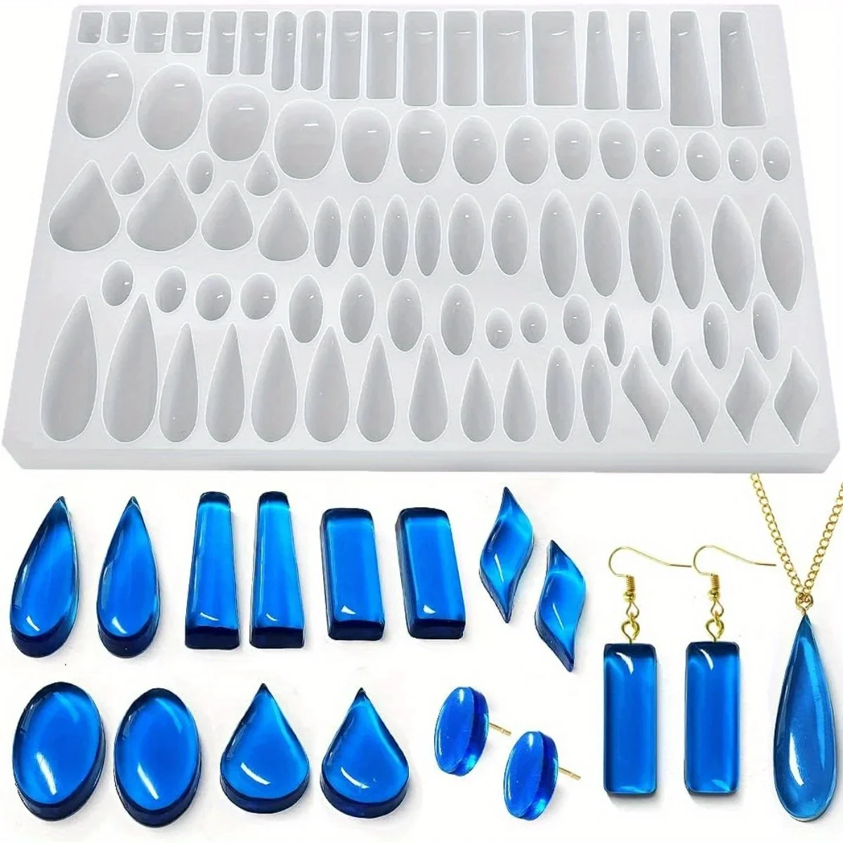 Cetakan Silikon Anting Kancing - Uv Resin ulasan dan harga