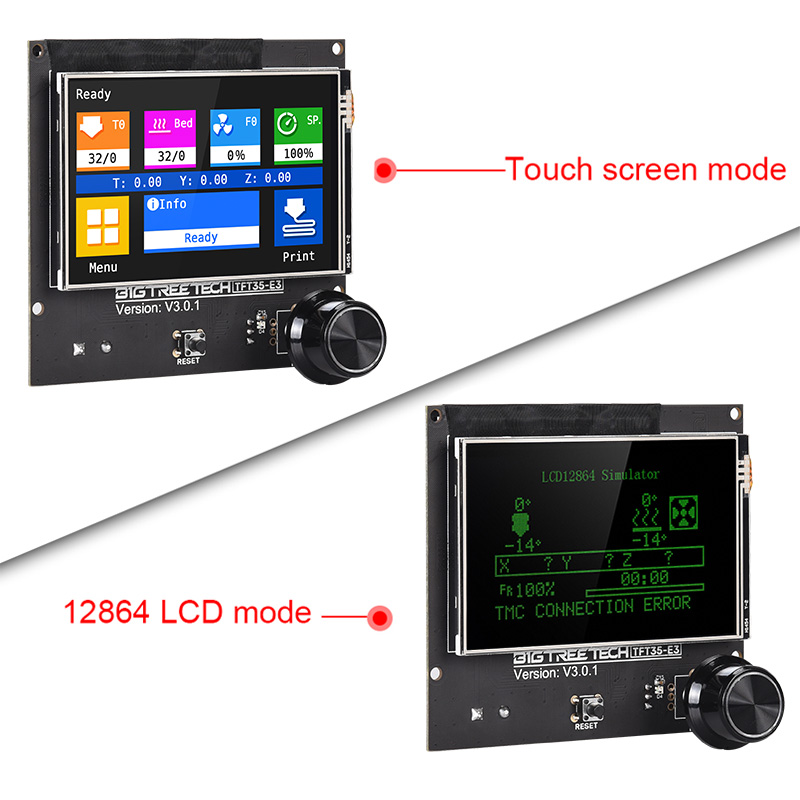 BIGTREETECH 12864 LCD, TFT35 E - Bowden Tube ulasan dan harga