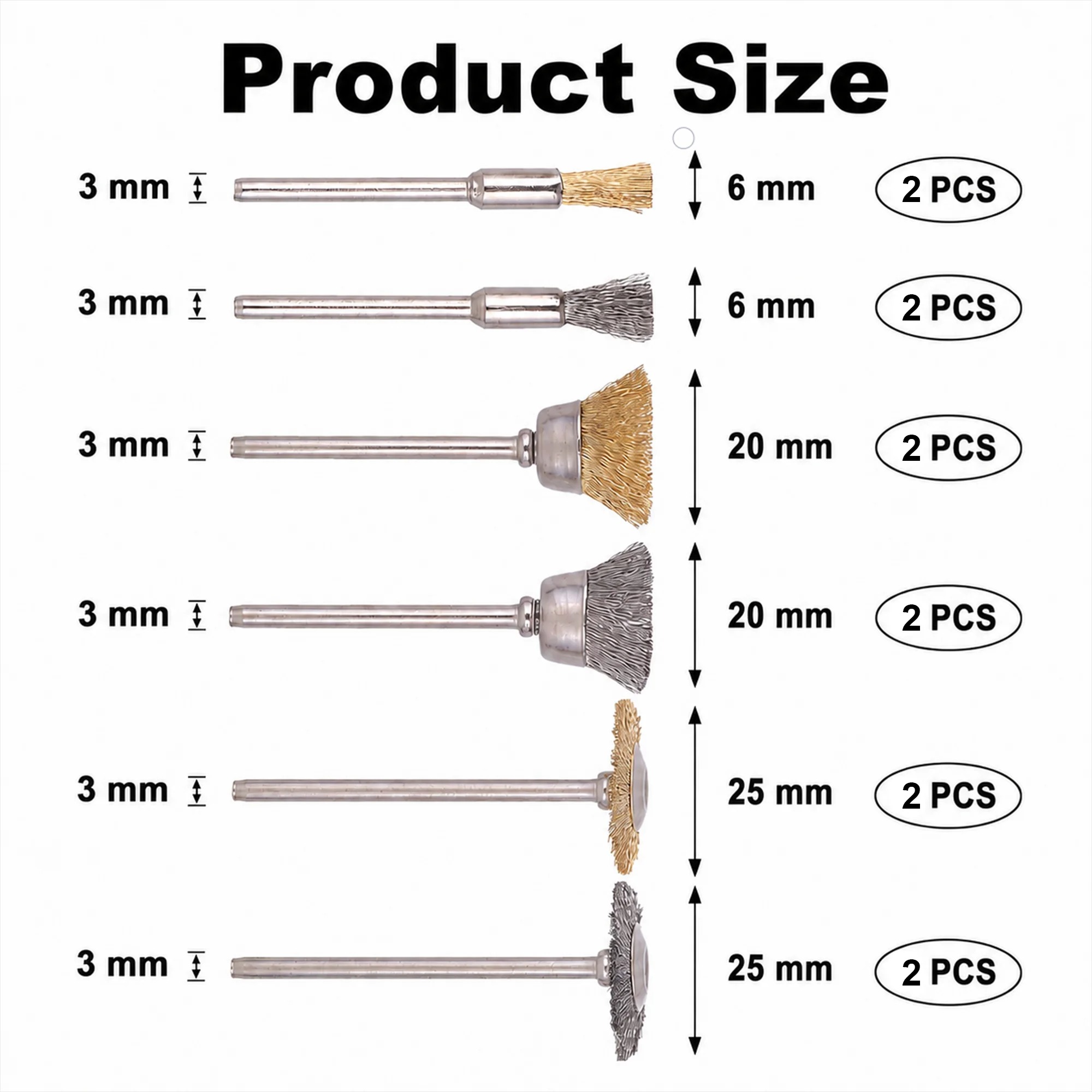 12 Buah Sikat Kawat Baja Kunin - Nozzle Brass ulasan dan harga