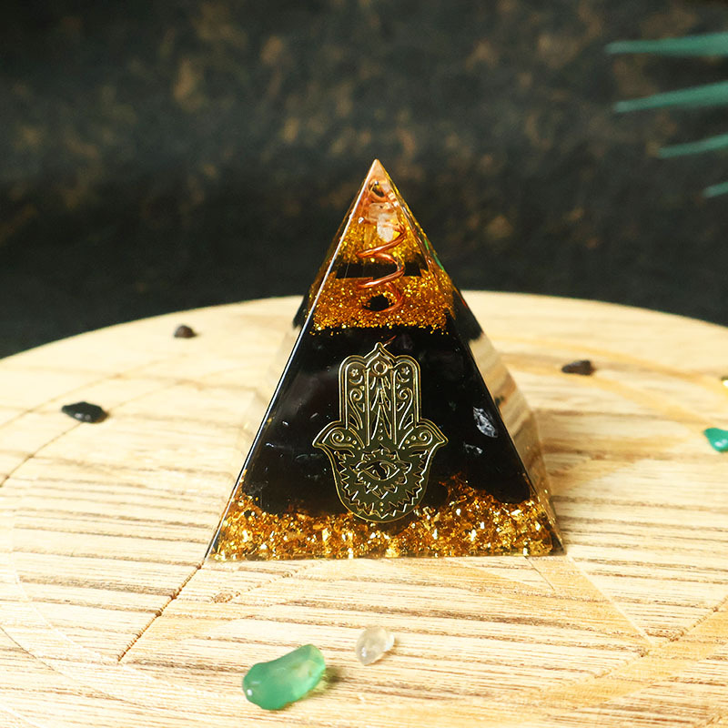 Piramida Resin Kristal Tangan  - Resin ulasan dan harga
