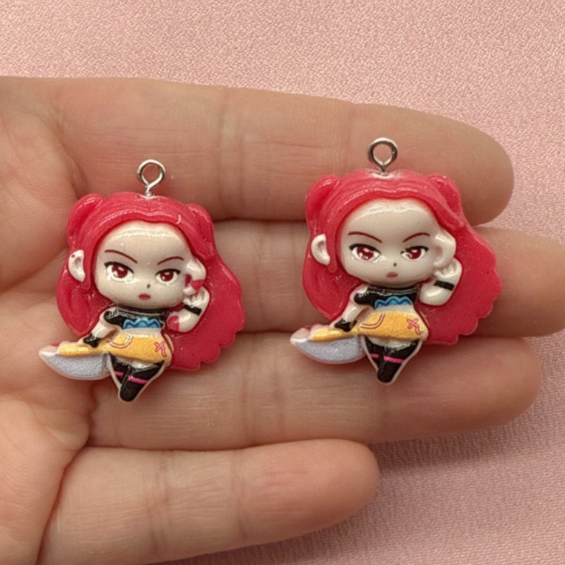 10 buah liontin kartun resin,  - Resin ulasan dan harga