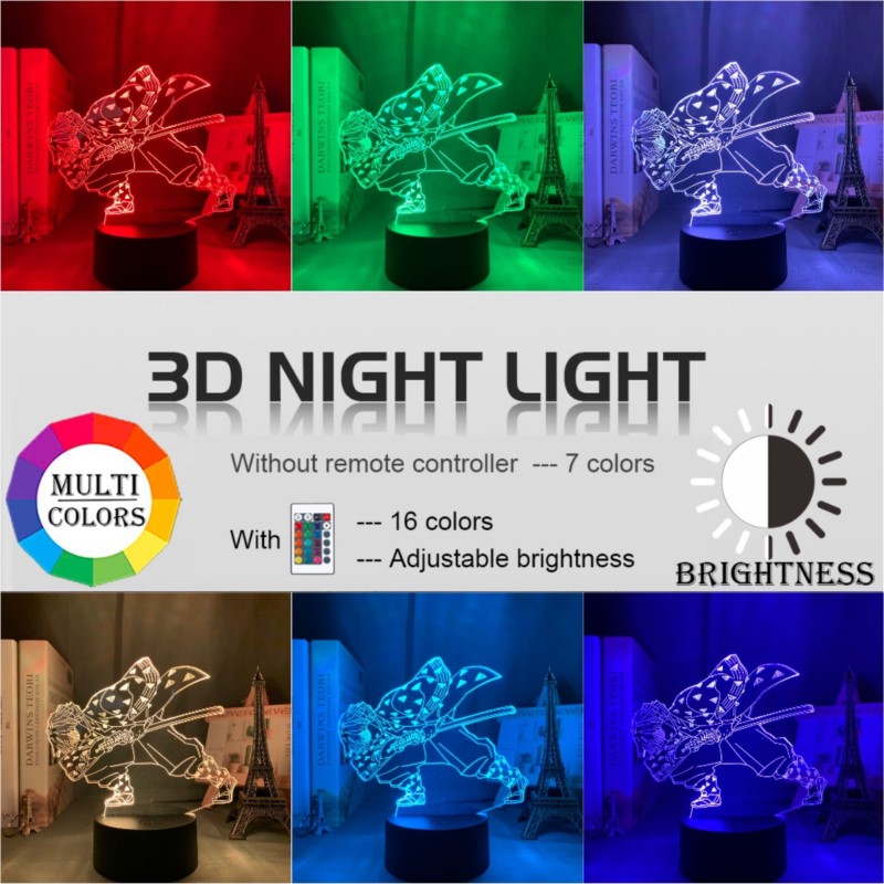 Akrilik Led Night Light Anime  - Cr Touch ulasan dan harga
