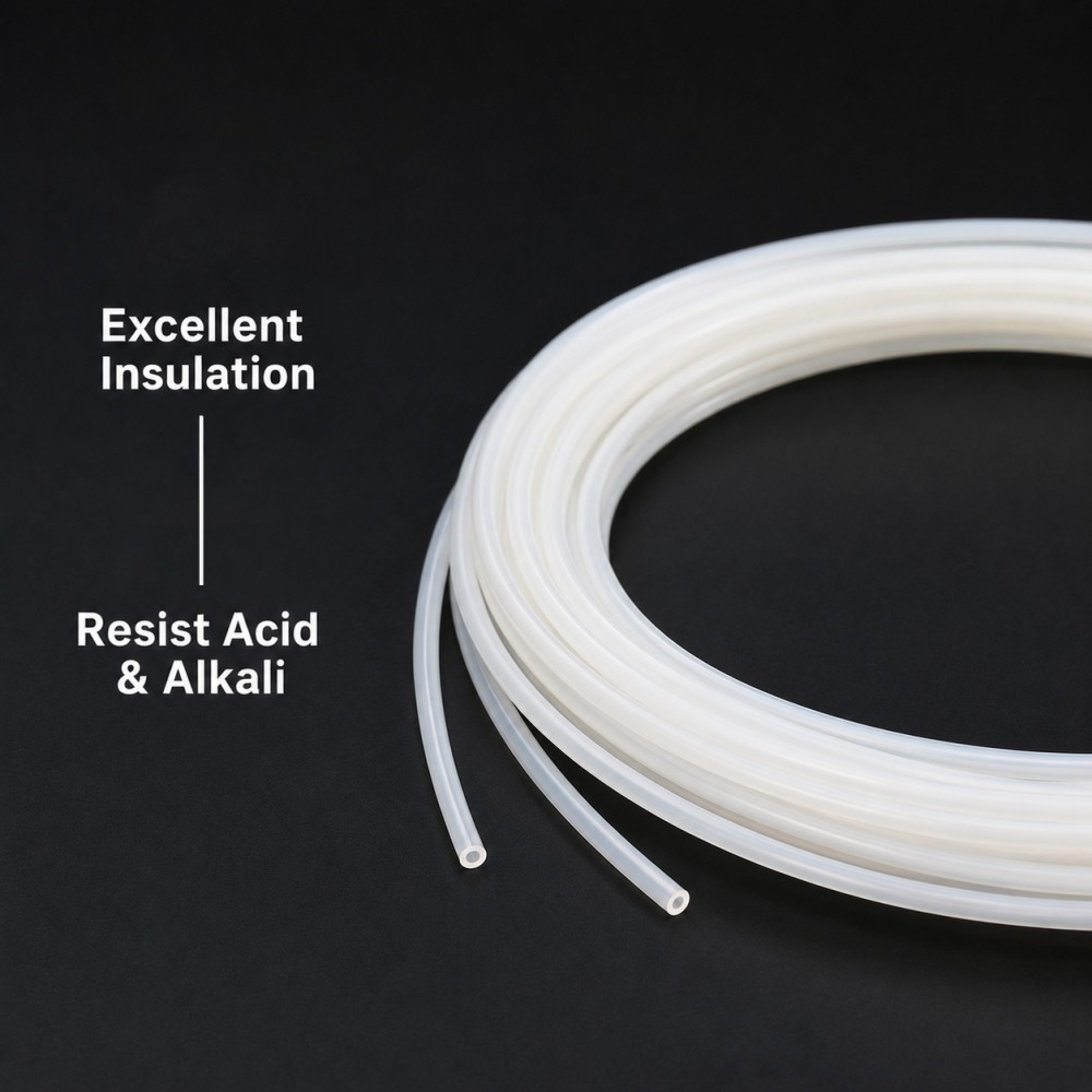 Selang PTFE Putih Berinsulasi  - Ptfe Tube ulasan dan harga