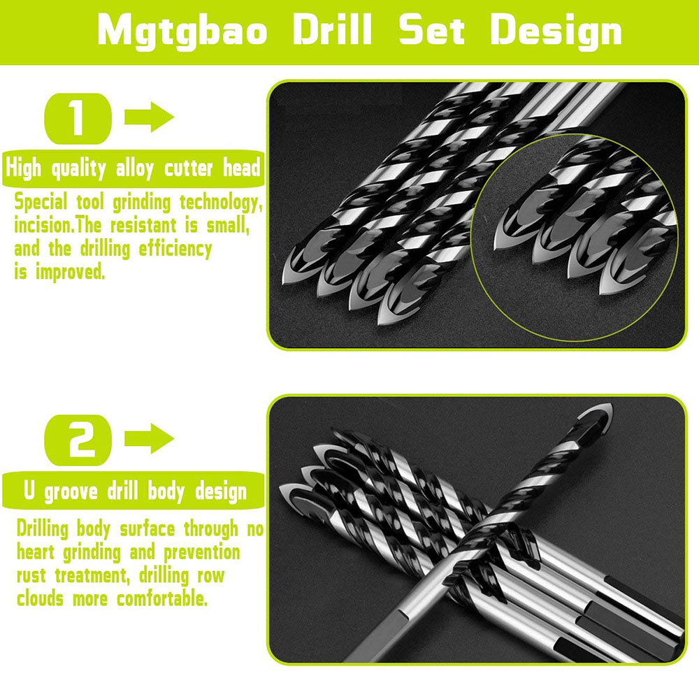 6 buah Set mata bor Multi ubin - Nozzle Tungsten ulasan dan harga
