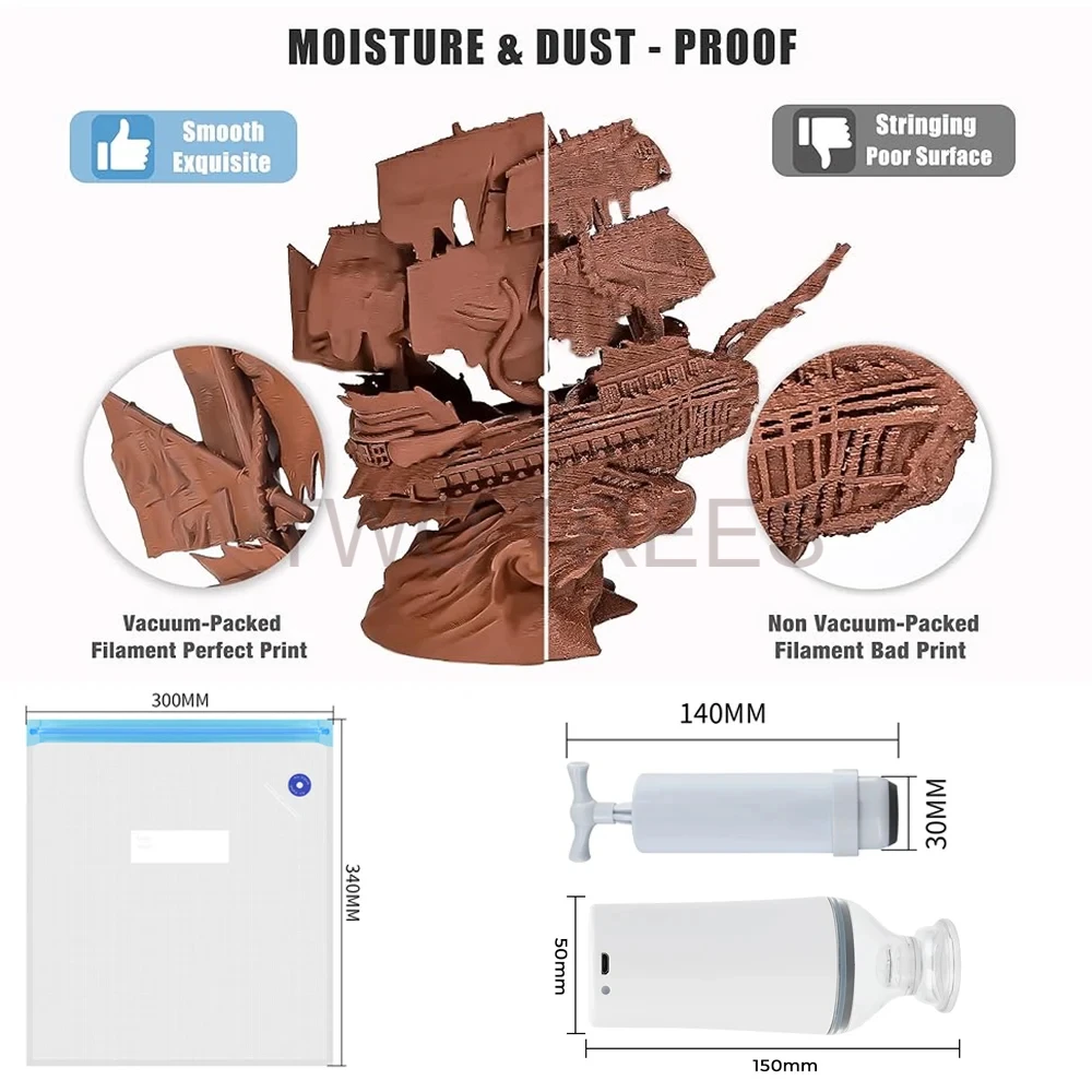 Tas Vakum Cetak 3D Pengering F - Tpu Filament ulasan dan harga
